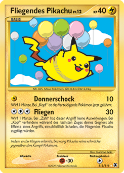 Fliegendes Pikachu