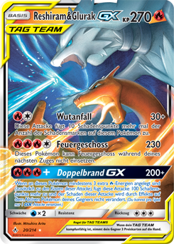 Reshiram & Glurak-GX