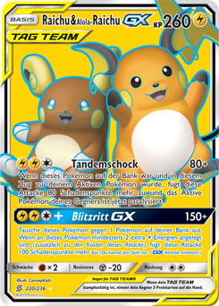 Raichu & Alola-Raichu-GX