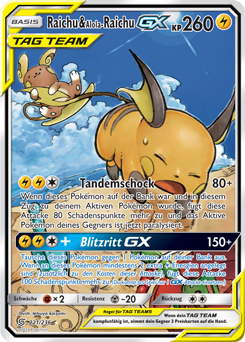 Raichu & Alola-Raichu-GX