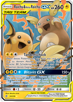 Raichu & Alola-Raichu-GX