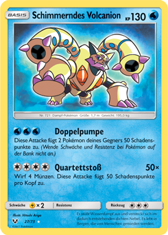 Schimmerndes Volcanion