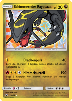 Schimmerndes Rayquaza