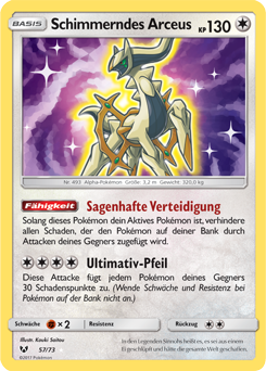 Schimmerndes Arceus