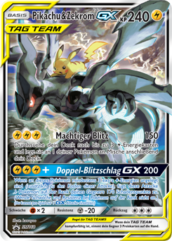 Pikachu & Zekrom-GX