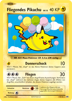 Fliegendes Pikachu