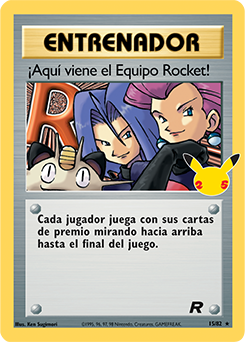 ¡Aquí viene el Equipo Rocket!