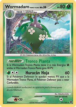 Wormadam Tronco Planta