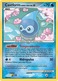 Castform Forma Agua