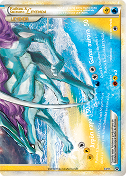 Raikou y Suicune LEGEND (abajo)