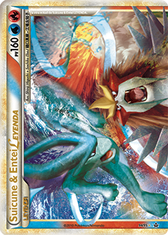 Suicune y Entei LEGEND (arriba)