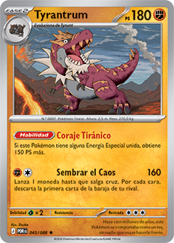 Tyrantrum | Equilibrio Perfecto | Base de datos de cartas de JCC