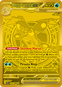 Mega-Greninja ex | Caos Creciente | Base de datos de cartas de JCC