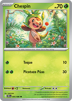 Che Pin Chespin | Pokédex