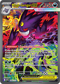 Mega-Gengar ex | Héroes Ascendentes | Base de datos de cartas de JCC