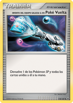 Invento del Equipo Galaxia G-105 Poké Vuelta