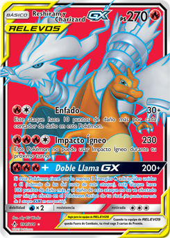 Reshiram y Charizard-GX