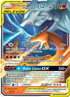 Reshiram y Charizard-GX