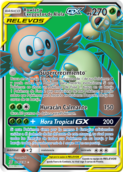 Rowlet y Exeggutor de Alola-GX