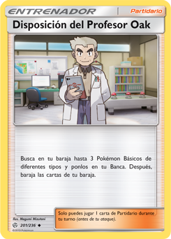 Disposición del Profesor Oak