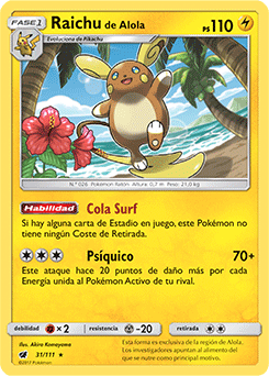 Raichu de Alola