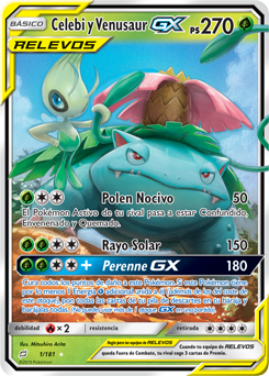 Celebi y Venusaur-GX