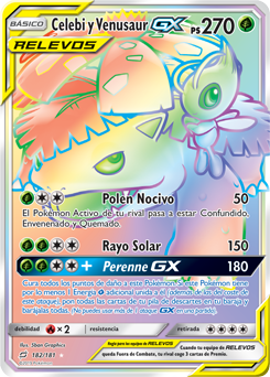 Celebi y Venusaur-GX