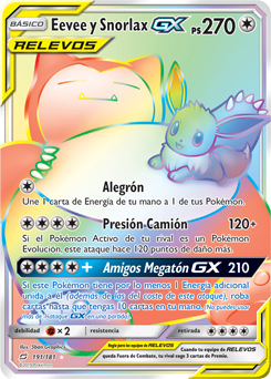 Eevee y Snorlax-GX