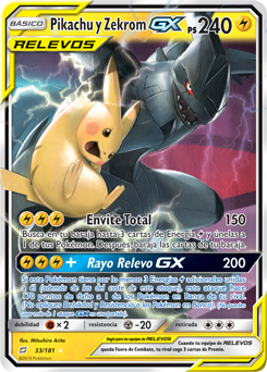 Pikachu y Zekrom-GX