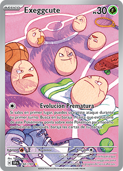 Exeggcute | Chispas Fulgurantes | Base de datos de cartas de JCC