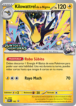 Kilowattrel de e-Nigma