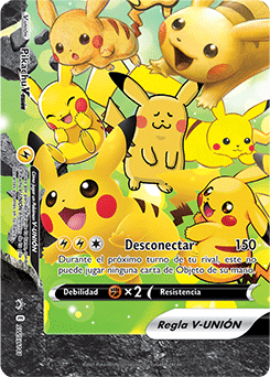 Pikachu V-UNIÓN Inferior izquierda