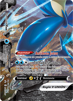 Greninja V-UNIÓN Inferior izquierda