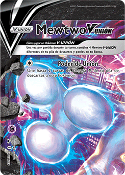 Mewtwo V-UNIÓN Superior izquierda