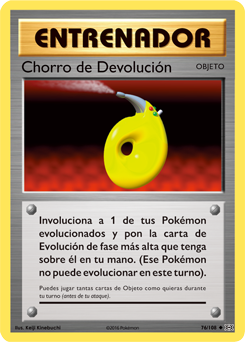 Chorro de Devolución