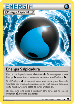 Energía Salpicadura