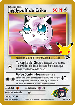 Jigglypuff de Erika | Colección Clásica del 30.º Aniversario