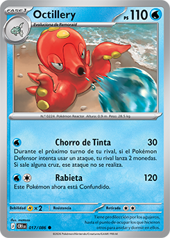 Octillery | Platino | Base de datos de cartas de JCC