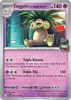 Exeggutor del Equipo Rocket