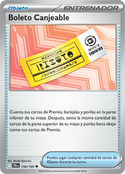 Boleto Canjeable