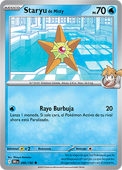 Staryu de Misty | Rivales Predestinados | Base de datos de cartas