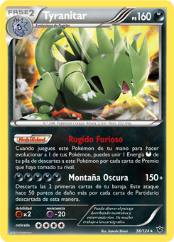 Tyranitar | XY-Destinos Enfrentados | Base de datos de cartas de JCC
