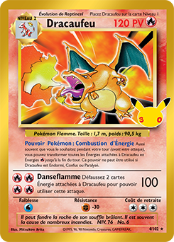 Dracaufeu · Pokémon 30th Celebration · Collection Classique 1/30, version française