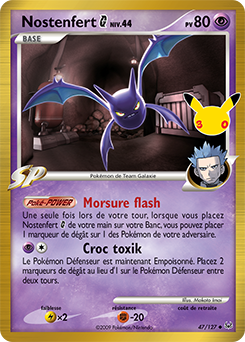 Nostenfer G · Pokémon 30th Celebration · Collection Classique 11/30, version française