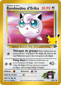 Rondoudou d’Erika · Pokémon 30th Celebration · Collection Classique 15/30, version française
