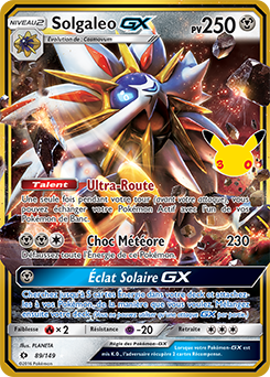 Solgaleo GX · Pokémon 30th Celebration · Collection Classique 17/30, version française