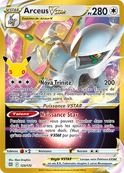 Arceus-VSTAR · Pokémon 30th Celebration · Collection Classique 27/30, version française