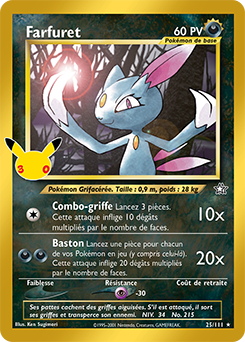 Farfuret · Pokémon 30th Celebration · Collection Classique 7/30, version française