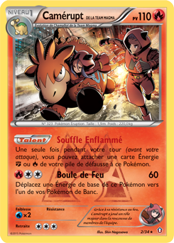 Camérupt de la Team Magma