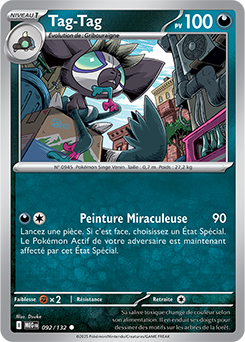 Tag Tag Tag-Tag | Méga-Évolution | Encyclopédie des cartes du JCC